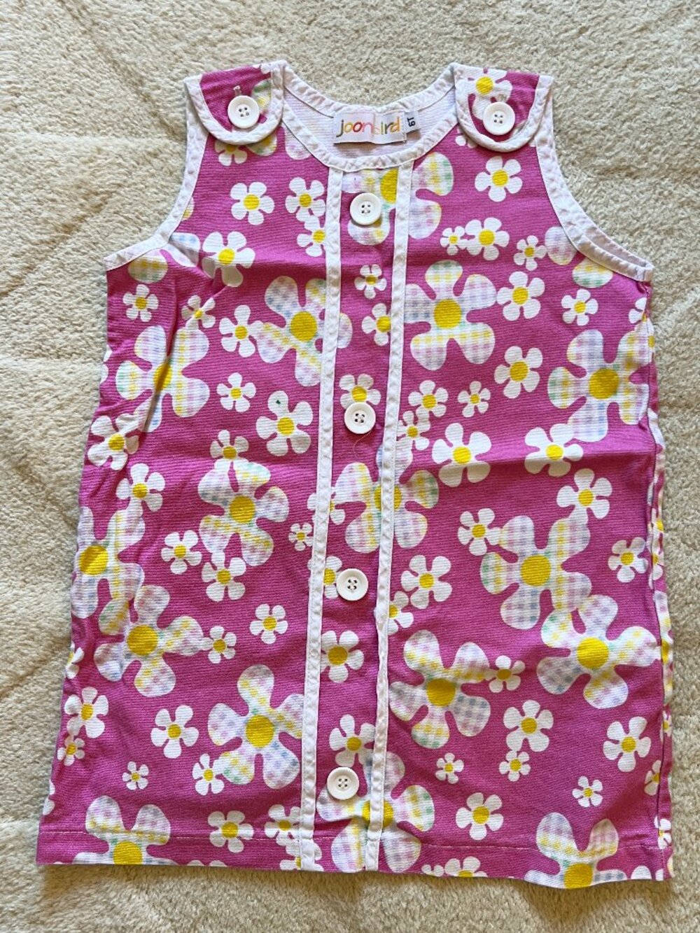 Joon Bird Pink Floral Jumper